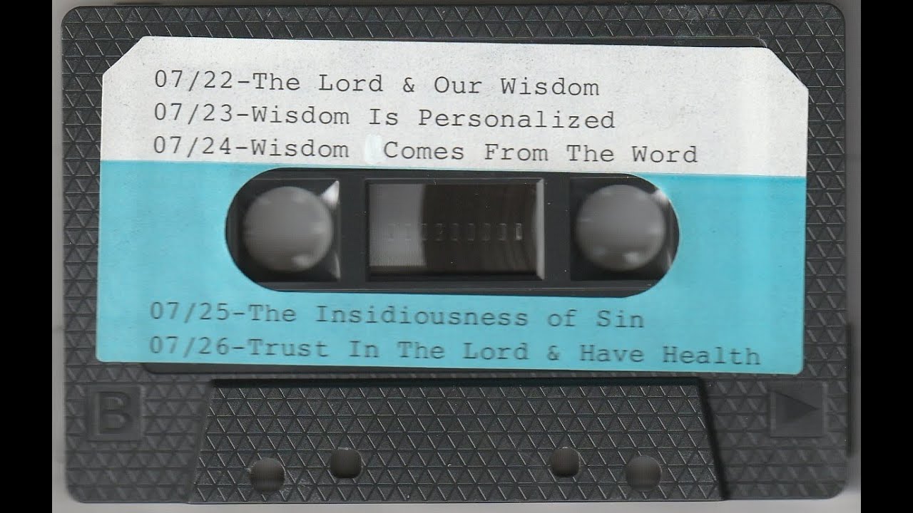 Wisdom Comes From The Word - Richard Weir