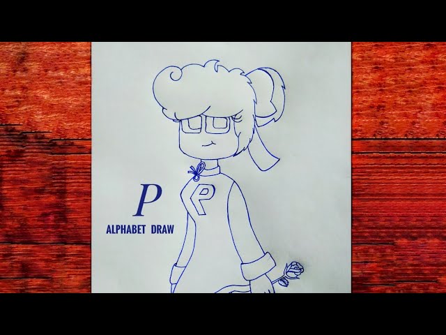 How To Draw Alphabet Lore But Humanized D #drawing #howtodraw #art