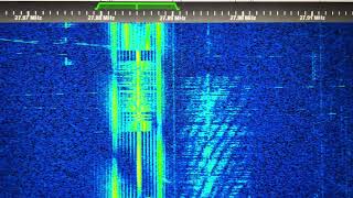 27.885 MHz FM Continuous Paging   Voice Message With Tone Burst [G8JNJ SDR] 4 October 2024