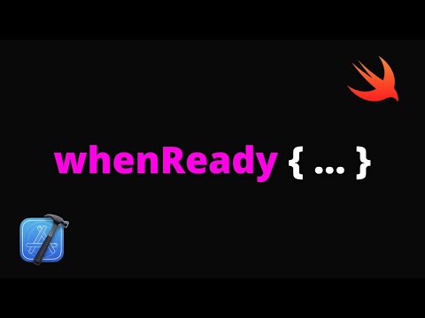 Swift: OnReady Design Pattern (2021, Xcode 12, iOS) - iOS Development