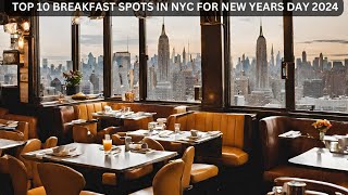 New York City - NYC - Top 10 Breakfast Spots in NYC for New Years Day 2024!