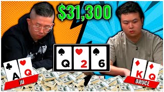 MASSIVE Pot When Both Players Hit Top Pair In This HUGE 3-Bet Hand!