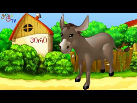 ვისწავლოთ ცხოველები, სასწავლო ვიდეო პატარებისთვის  Viscavlot cxovelebi, video bavshvebistvis