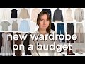 How to build a wardrobe on a budget in 1 year