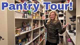 Walk in Pantry Shelf Ideas | Full Pantry Tour | 16x5 L Shaped Pantry