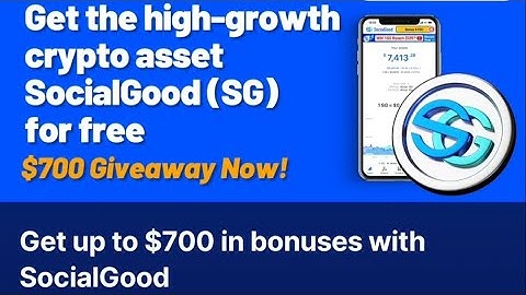 Get up to $700 in bonuses with SocialGood. Sweat Wallet Learn & Earn