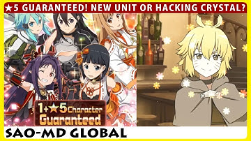 5stars Guaranteed! New Unit or Hacking Crystal? (SAOMD Memory Defrag)
