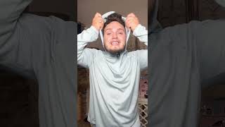 Sun protection hoodie with face cover designed for outdoor workers