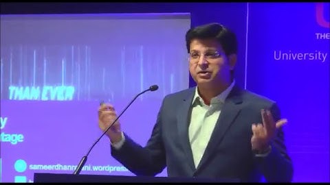 Sameer Dhanrajani -  3rd Business Analytics Conclave at UPES