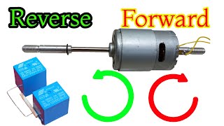 how to make , dc motor , forward , and , reverse , control , uses relay screenshot 5