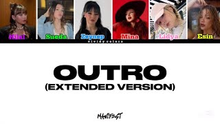 manifest - ‘Outro’ (Extended Version) (Renk Kodlu Şarkı Sözleri)