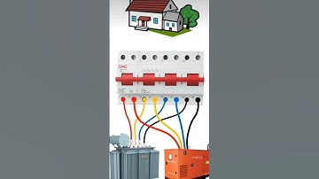three phase MCB changeover connection.. #short #viral #status