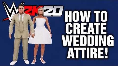 How To Create The Miz & Maryse Wedding Attire! WWE 2K20 Creations