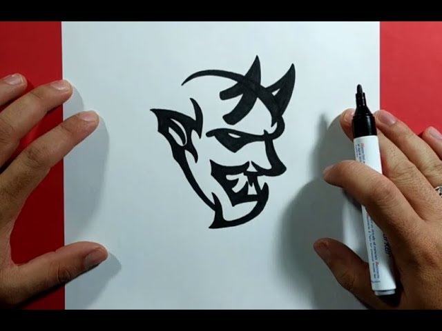 Como dibujar un demonio paso a paso 5 | How to draw a demon 5 - thptnganamst.edu.vn