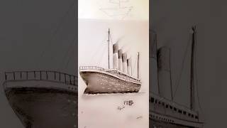 رسم سفينة -drawing a ship #art #drawing #رسم #فن #simpledrawing #رسم_سهل #رسم_سفينة #رسم_بالرصاص