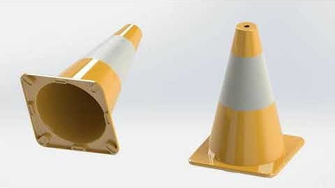 Sketch traffic cone in solidworks | design traffic cone in solidworks | traffice cone in solidworks