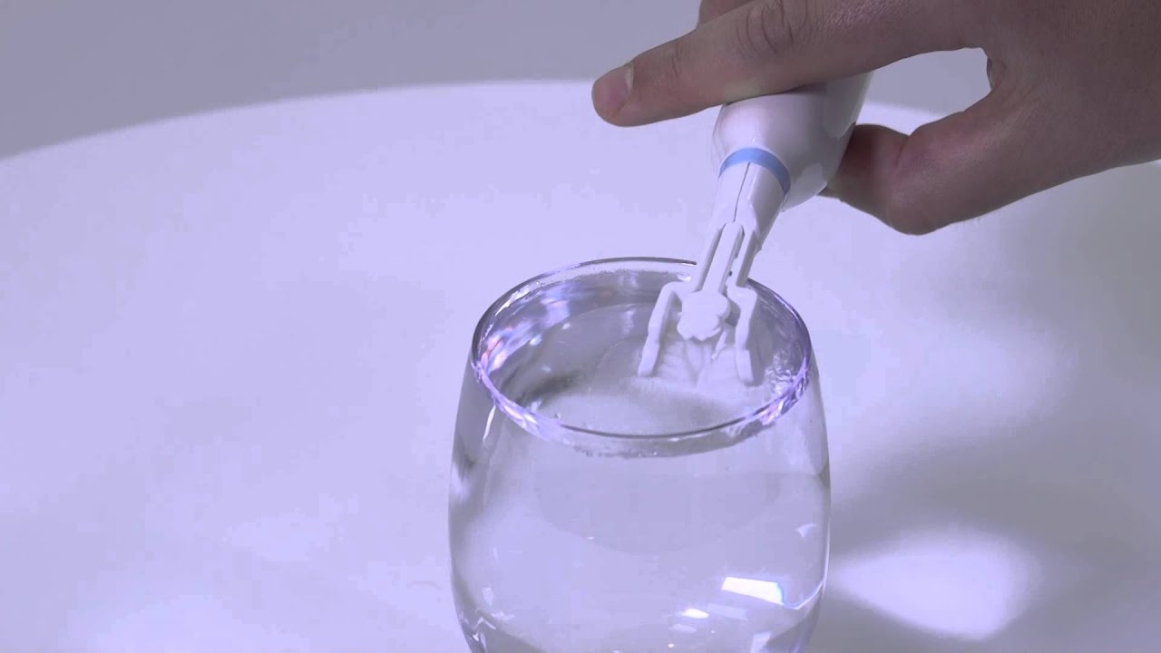 3D Toothbrush Demonstration of micro bubble formation