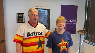 Florida Lady With Perfect 3 D Posture After 6 Adjustments, Houston Chiro Dr J GO HOUSTON ASTROS!