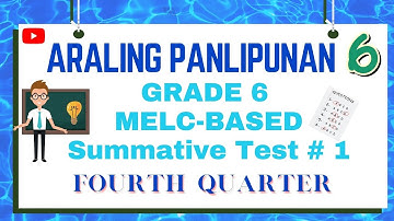 ARALING PANLIPUNAN GRADE 6 MELC-BASED SUMMATIVE TEST NO. 1/FOURTH QUARTER