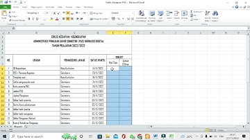 CARA MEMBUAT TANDA CENTANG OTOMATIS DI EXCEL | CARA 1