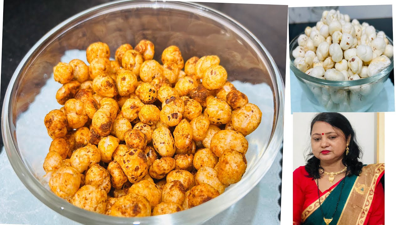 चटपटा मखाना 5 मिनट में मार्किट सें भी बेहतर बनाये Masala Makhana Homemade 😍