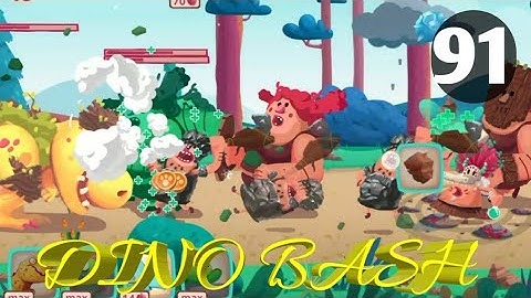 Dino Bash Level 91 Android walk-through Gameplay...!