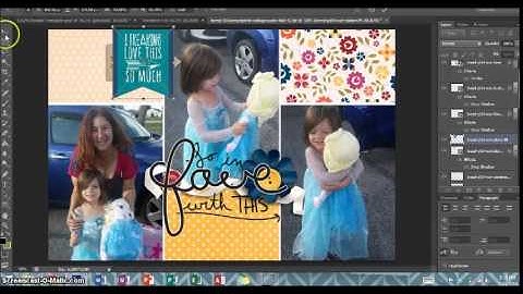 Speedy Digital Pocket Scrapbooking Walkthrough