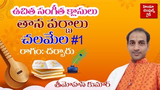 Carnatic Music Learning Videos Tanavarnam Darbaruragam Chalamela Part 1 Temples Guide