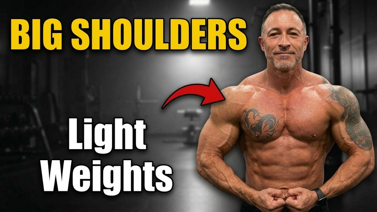 My #1 Workout for Bigger Shoulders After 50  (NO HEAVY WEIGHTS)
