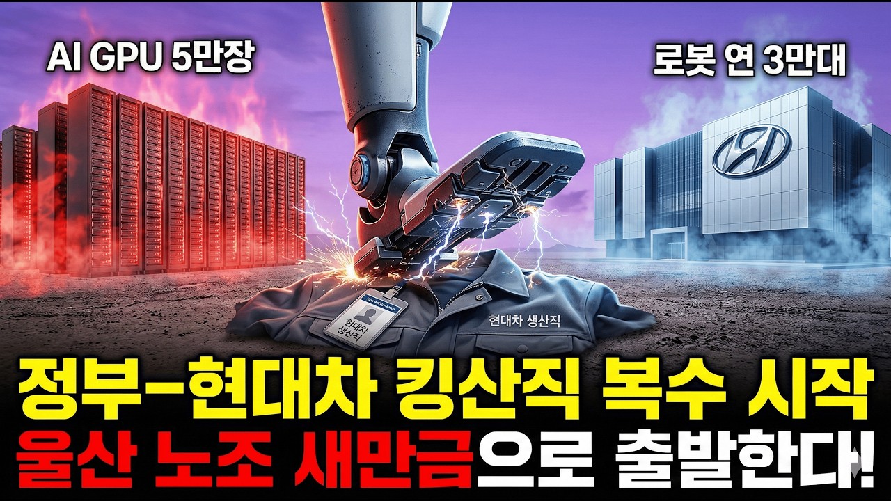 정부-현대자동차 귀족노조 절규해도 새만금 9조 원 투자 강행! 당장 새만금으로 달려가야 하는 처절한 이유! 2029년 귀족노조의 종말이 올 수도