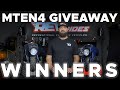 Winners of the MTEN4 Giveaway!