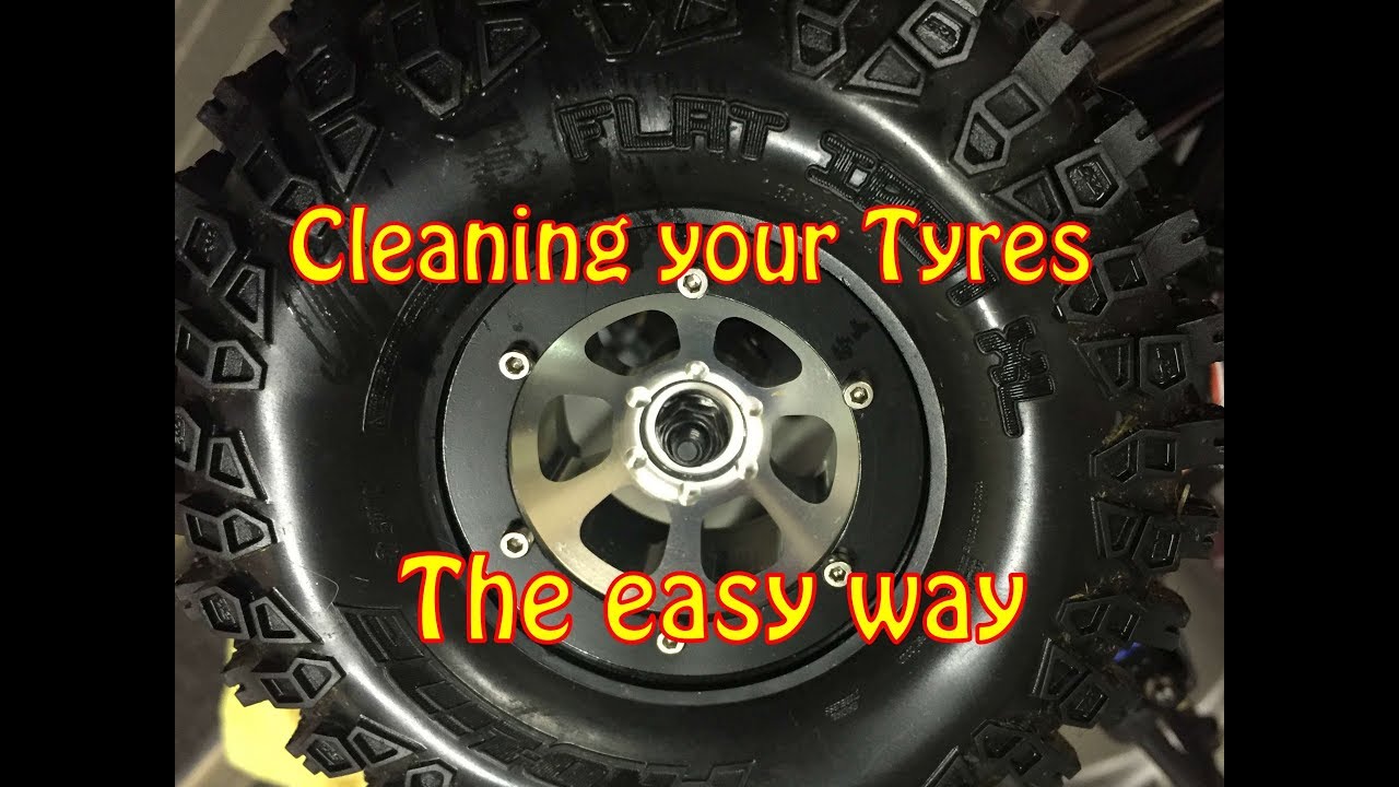 How to clean your RC Truck Tyres...the easy way ) Crawler gets a wash