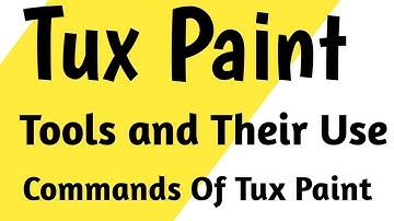 Class 2 Tux Paint and It