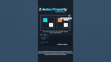 Z-Index Property 😲 #css #coding #webdesign #shorts #trending #viralvideo #ytshorts