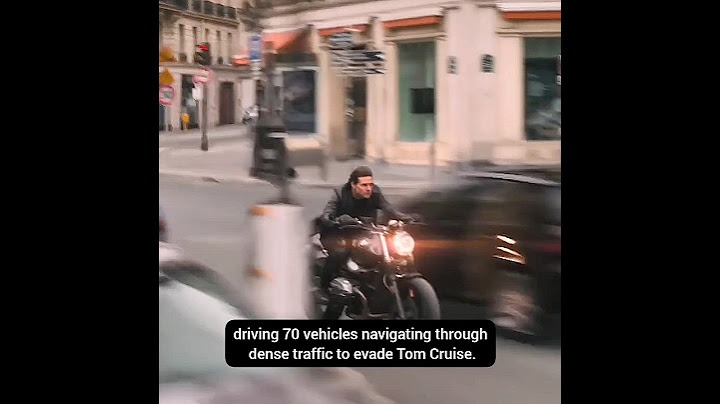 MISSION: IMPOSSIBLE FALLOUT'S Epic Paris Chase: Tom Cruise's Insane Motorcycle Stunt & 70 Car Chaos