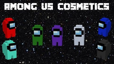 Among Us MCPE Cosmetics/Android/IOS +1.16