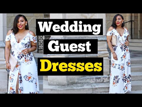 black dress for wedding guest plus size