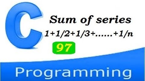 Compute sum of series in C programming | My other channel @SlideHuntArt