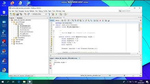 OOP OPERATOR-Aritmatika JAVA