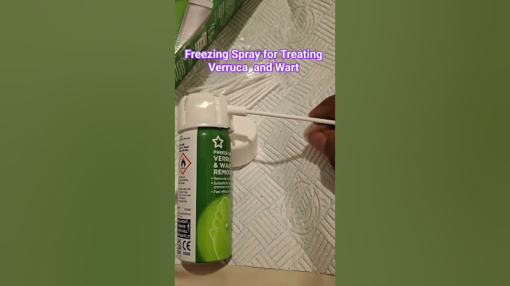 Are you suffering from painful Verruca  or  Wart?   easy treatment- Freezing Spray