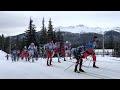 Whistler 2023 U20 M 20km start