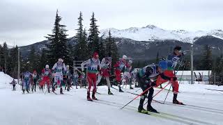 Whistler 2023 U20 M 20km start