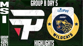 PNG vs IW Highlights | MSI 2021 Day 5 Group B | Pain Gaming vs Fastpay Wildcats