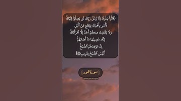 سورة هود الآية ٨١ بصوت الشيخ محمد صديق المنشاوي