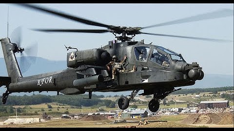 US AH-64 Apache advanced American attack helicopter!