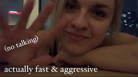 💫Fast & Aggressive ASMR No Talking // Random Unpredictable Lofi Triggers Camera Tapping, Scratching
