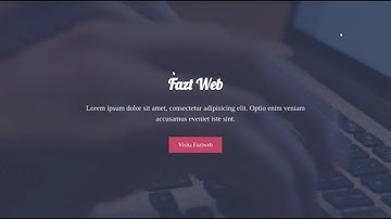 Video de Fondo con HTML5 y CSS3  2019