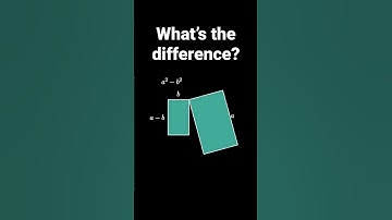 What’s the difference of two squares?