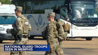 National Guard troops patrol Memphis after Trump's plans stalled in Chicago