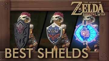 Zelda Breath of the Wild - Best Shields by Durability + Parry Power